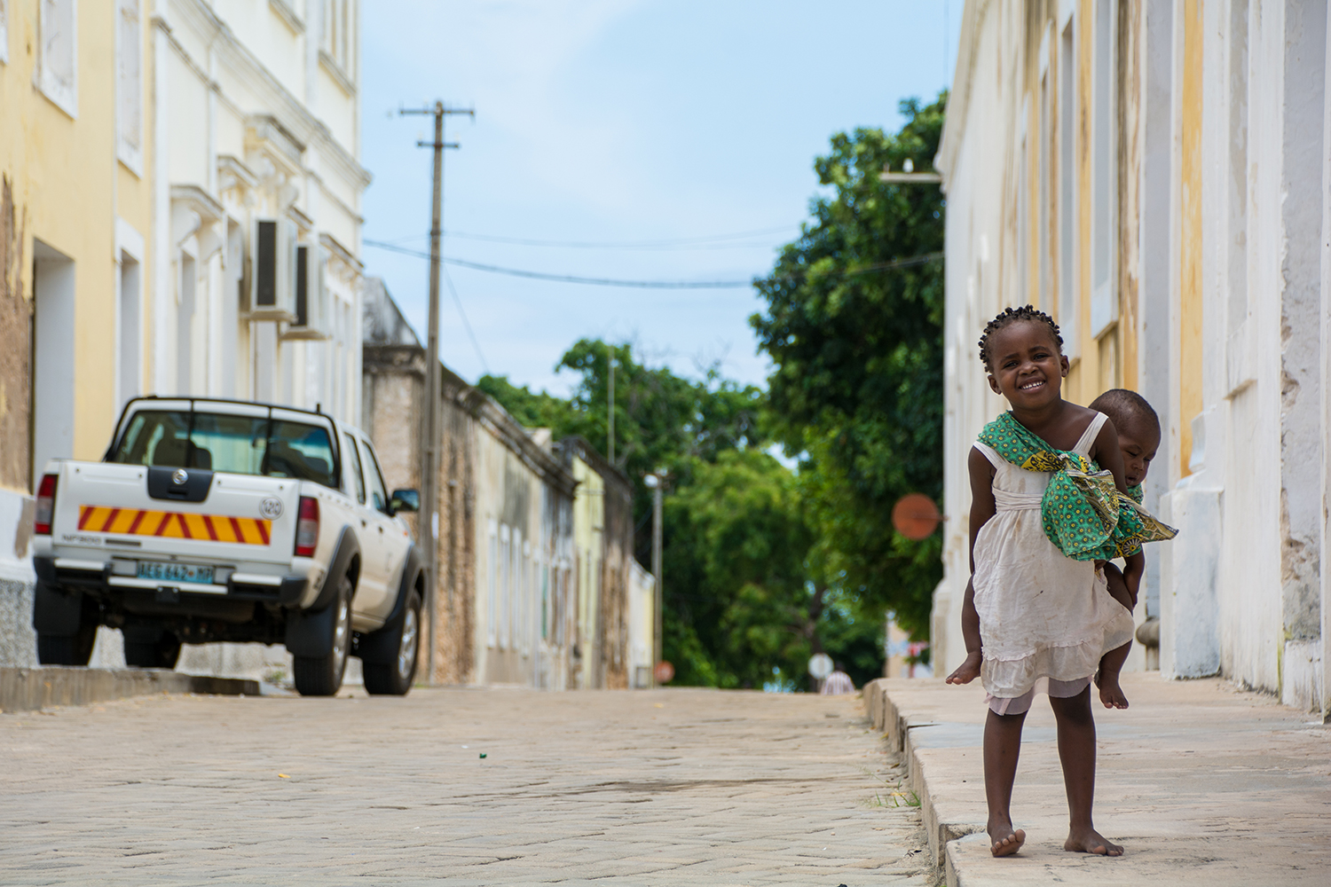 モザンビーク島の子供