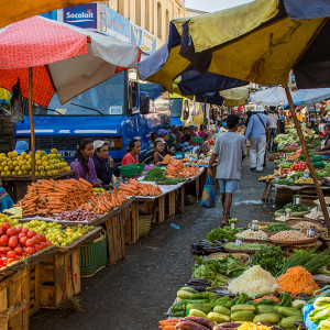 アンタナナリボの市場